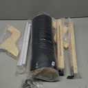 Zakkart Cat Perch for Window Sill with Bolster - Orthopedic Hammock Design with Premium Hardwood & Robust Metal Frame - Cat Window Seat for Large Cats - Natural Color Wood Brown Bed, 26.4''W