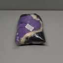 Dog Winter Coat with Hood, Fleece Lined Waterproof Dog Jacket,Warm Snowsuit for Small Medium Dog (M(Chest:21.3", Back: 15.7"), black&purple)