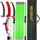 Pole Saw for Tree Trimming - 30.1 FT Extendable Tree Pruner, Long Handle Tree Trimmer, High Reach Branch Cutter, Heavy Duty Pole Pruning Saw, Tree Cutting Tool for Hard-to-Reach Branches