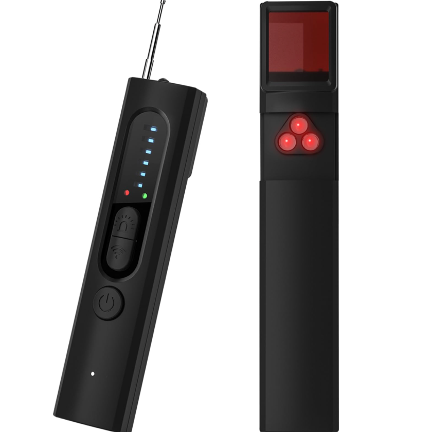 CoolMouse Hidden Camera Detectors, Spy Camera Detectors, Signal Scanner, Hidden Device Finder for Hotels Car Office Home Travel, 5 Levels Sensitivity 4 Modes, 25H Working Time