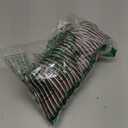 JEIBKOUY Women Striped Button Front Pleated Maxi Shirt Dress Short Sleeve Collar V Neck Summer Casual Corset Long Dress (Small, Brown)