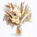 Pampas Grass Decor |Dried pompas Grass Boho Dried Floral Arrangement Centerpiece Table Decor Wedding Decor Rustic Decor (Fd-02)