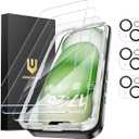 UNBREAKcable iPhone 15 Plus Screen Protector 3-Pack, Upgraded Dual-Tempered Glass + 3 Camera Lens Protectors, Military-Grade 9H Hardness, HD Clarity, Anti-Fingerprint, Case Friendly, 6.7 Inch