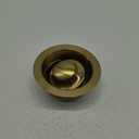 STARSTAR Kitchen Sink Flange Stopper Garbage Disposal Flange for Fit 3-1/2 Inch Standard Sink Drain Hole (Gold)