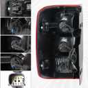 Halogen Type Tail Light Rear Lamp Assembly Compatible for 2024 2025 ford ranger XL Right Passenger Side N1WB-13402-FF
