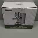 Gevi Commercial Espresso and Coffee Makers, Professional 20 Bar Espresso Maker with Milk Frother, Stainless Steel Expresso Coffee Machines for Home, Compact Cappuccino Machine, Great Gift (Sterling Silver)