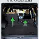 Trunk Mats Custom for Chevy Equinox 2025 2026 Fuel (Not for EV) /GMC Terrain Cargo Liner with Backrest Mat Cargo Mat All Weather TPE Rubber Protection Back Seat for Chevrolet Equinox 2026 Accessories