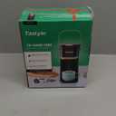 Tastyle Single Serve One Cup Coffee Maker, for K Cups and Grounds, Mini Coffee Maker with Portable Handle, 6 to 12 Oz Brew Size, for Travel, Camping, Office, RV and Dorm, 120V, Black and Gold