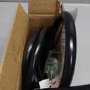 POWGRN 10 Ft 10AWG Black Outdoor Extension Cord Waterproof Heavy Duty 10 Gauge 3 Prong, Flexible Cold-Resistant Power Cord Indoor & Outside with Lighted Indicator End, 15Amp 1875W SJTW ETL Listed