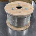 WAYSKA Stainless Steel Cable 3/16 Inch, 500FT 304 Stainless Steel Wire Rope, 7 x 19 Strands Construction for Deck Cable Railing Systems, Clotheslines, Ziplines, and DIY Balustrades