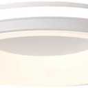 Color Ceiling Light Set Minimalist Industrial Flat Panel Light Low Profile Ceiling Lamp 1 Pack Round Ceiling Light Fixture for Kitchen Bedroom Garage Laundry Stairwell Closet(White,30cm)