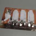 5 STARS UNITED Bed Sheet Straps Set | Easy to Use Adjustable Elastic Fasteners with Metal Clips | Sheet Holders for Corners | Fitted Sheet Clips to Hold Sheets in Place | (4 Pcs White)