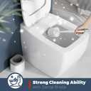 Holaloha Toilet Brush, 2 Pack Toilet Brush and Holder Set Bathroom Accessories, Toilet Bowl Brush and Holder for Bathroom, White