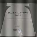 5 x Wall Calendar 2026, 12 Months, 17" x 12" Large Wall Calendar 2026 with Hanger, Thick Paper and Spiral Binding, Vintage Arch Design.