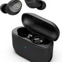 JLab Go Air Pop True Wireless Bluetooth Earbuds + Charging Case, Black, Dual Connect, IPX4 Sweat Resistance, Bluetooth 5.1 Connection, 3 EQ Sound Settings Signature, Balanced, Bass Boost