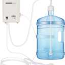 Bottled Adjustable Drinking Water Pump System Single-Tube Power 25W, Bottled Water Dispensing 2L Flow Electric Water Pump for 5 Gallon Bottle Water for Coffee,Refrigerators,Ice Maker,Faucet