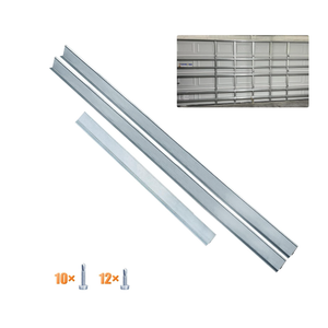 LAJIAOZ 8 Foot Garage Door Strut Heavy Duty Garage Door Reinforcement Support Strut Brace-Ultimate Hurricane, Storm, Snow, and Wind Protection, DIY & Professional Installation(8FT Strut(2*4ft+1*2ft))