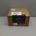 FINESSY Modern Metal Bread Box for Kitchen Countertop, Farmhouse Homemade Loaf Bread Storage Bin Holder for Kitchen Counters Organizer, Airtight Roll Top Sourdough Corner Breadbox Container Keeper (Small, Nordic Grey)