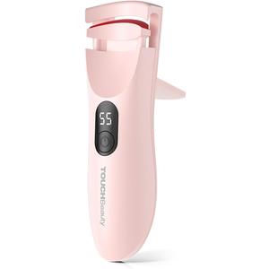 TOUCHBeauty Electric Eyelash Curler Color-Changing Silicone Pad Lasting Curl Battery Powered for Long Eyelash Curling