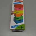 Coogam Wooden Blocks Stacking Game with Storage Bag, Toppling Colorful Tower Building Blocks Balancing Puzzles Montessori Toys Learning Sorting Family Games Educational Toys Gifts for Kids