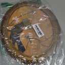 Zelvix Vintage Wall Art Framed Artwork, Embossed Resin Antique Decor with Floral and Bird Art, 8x10 Oval Picture Frame, Oil Vintage Painting Reproduction for Room, Gallery and Living Room (Yellow)