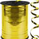500 Yards Curling Ribbon,1/5 Inch Shiny Gold Ribbon,Balloon String, Party Decoration,Ribbons for Florist Flower Bows for Graduation Supplies