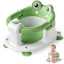 Baby Bath Seat for Babies 6 Months & up Non-Slip Toddler Bath Seats for Sitting Up Infant Bathtub Chair with Suction Cups and Soft Cushion for Baby Shower Tub Seat (Green)