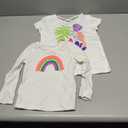 The Children's Place Baby Girls' and Toddler Short Sleeve Everyday T-Shirts (White), Size 15
