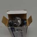 goldenwarm 3 Pack 4in Black Door Hinges Interior Door Hinges Black Matte 4 x 4 Inch with Square & Round Corners, Iron Material