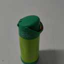 THERMOS FUNTAINER Water Bottle with Straw - 12 Ounce - Kids Stainless Steel Vacuum Insulated Water Bottle with Lid, Lime/Orange