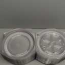 Yoiemivy 40 Pcs 8'' Disposable Pie Containers with Lids Clear Plastic Pie Carrier Round Pie Keeper Storage Dessert Carrier Clamshell Takeout Food Containers for Doughnut Cookies Salad Fruit Vegetable