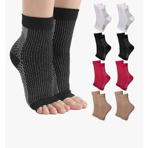 Neuropathy Socks for Women and Men,Soothe Relief Compression Socks, Ankle Brace for Plantar Fasciitis Sleeve Soothe 8 Pairs L/XL