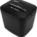 OVO-408S Mini Home Office Cross Cut Shredder, 3-Sheet Folded, 4L Bin | 428mm cross cut, jam reverse, 2m/min speed, <65dB quiet, 4min/60min cycle, shreds receipts, envelopes, home office privacy