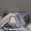 Brilliant Sunshine Teal Herringbone Patchwork, 2-Piece Quilt Set with 1 Sham, Reversible Bedspread, Soft Lightweight Coverlet, All-Season, Twin, Teal