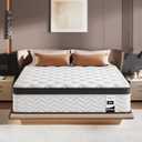 Queen Mattress, 12 Inch, Hybrid Mattress in a Box, Medium Firm
