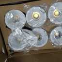 Adetu 2 Inch 5CCT White LED Recessed Ceiling Light with Junction Box, 2700K/3000K/4000K/5000K Selectable, CRI90, 8W COB, 780LM, Dimmable Canless IP65 Waterproof Downlight-ETL&FCC (White, 6 Pack)