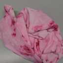 PRETTYGARDEN Womens Fall Trendy Off Shoulder Y2k Tops 2026 Tie Dye Mesh Long Sleeve Shirts Asymmetrical Ruched Floral Blouse (X-Large, Floral Pink Red)