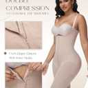 SHAPSHE Fajas Colombianas Tummy Control Shapewear Faja Body Shaper Post Surgery Compression Garment Shapewear for Women Tan, M