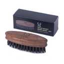 ZEUS Vegan Pocket Beard Brush, Soft Bristle & Animal-Free Grooming Brush for Taming & Styling Beard  Made in Germany (N73)