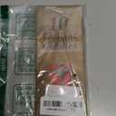 10 Pack Tea Candles Wedding Party and Home Decoration Votive Parties Tealight Small Wishing Bulk with 1.5-2 Hours Extended Burn Time Mini for Birthday Emergency Family (Red)