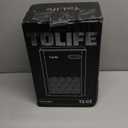 ToLife Dehumidifier for Home, 1000 sq.ft Dehumidifiers for Basement Bedroom Bathroom with 95 OZ Water Tank, Auto Shut Off 7 Colors LED Light, Silver