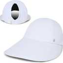 Ponyflo Sunblocker Wide Brim Hat, Patented Womens Ponytail Sun Hat for Adults, UPF 50 Sun Protection