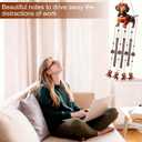 Gifts for Mom, Wind Chimes for Outside Perfect for Outdoor Gardens Patios Home Decor, Features Melodious Tones Create a Zen Atmosphere, Retirement Gifts for Women Men(Colorful Dachshund)