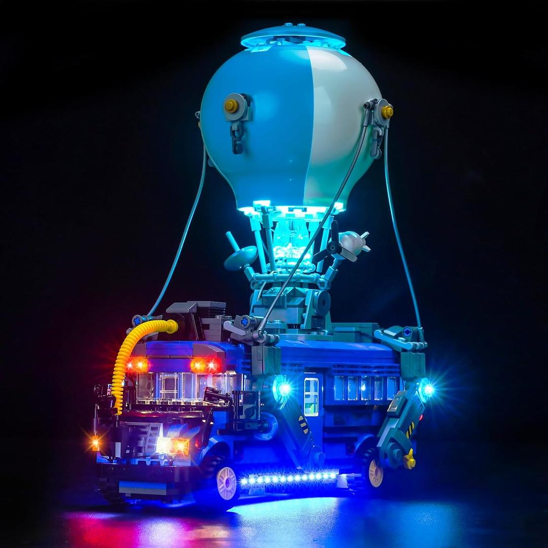 LED Light Kit Compatible with Lego Battle Bus Fortnite 77073 - No Lego with Light Kit, Creative Lighting Set Accessories Compatible with Lego 77073 Fortnite Combat Bus, No Models Only Light