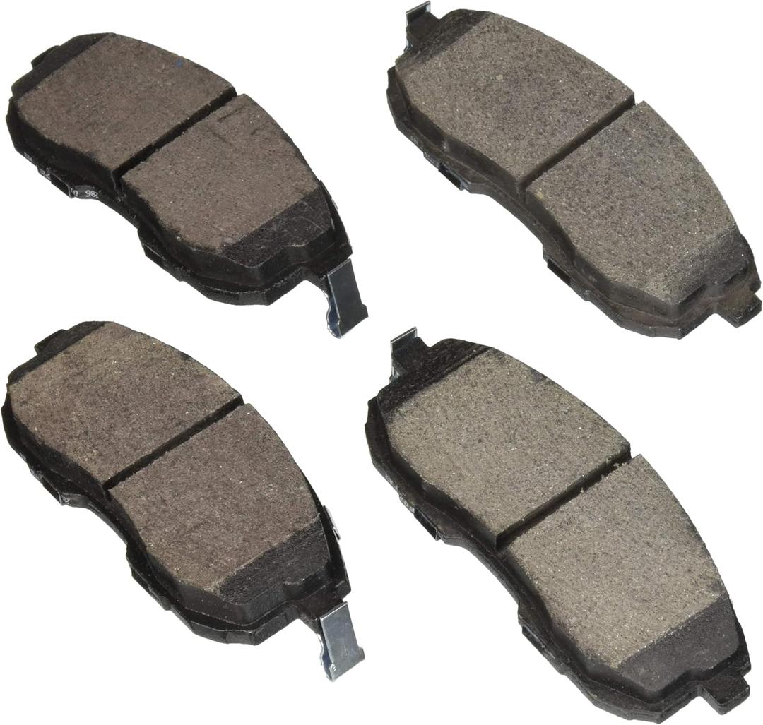 BOSCH BE815H Blue Ceramic Disc Brake Pad Set with Hardware - Compatible with Select Infiniti G20, G35, I30; Nissan 350Z, Altima, Cube, Maxima, Sentra; Suzuki SX4; FRONT