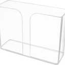 Table Napkin Holder, Acrylic Countertop Paper Towel Dispenser for Kitchen Restaurant Weddings Parties Conferences Hotels Restaurants (Square)