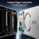 5 x BENTOBEN Clear for iPhone 17 Pro Max Case 2025, Phone Case iPhone 17 Pro Max 6.9" with MagSafe, Magnetic Plated Slim Thin Lightweight Soft TPU Electroplated Shockproof Bumper Protective Cover, Silver
