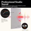 Acoustic Panels, 4 Pack ROOM KIT, Large, 46" x 23", Natural