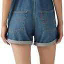 Levi's Women's Vintage Shortalls (Blue, XL)