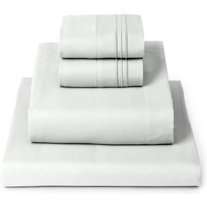 Mellanni Queen Sheets Set - 4 PC Iconic Collection Bedding - Hotel Luxury, Extra Soft, Cooling Bed Sheets - Wrinkle, Fade, Stain Resistant (Queen, Ivory)